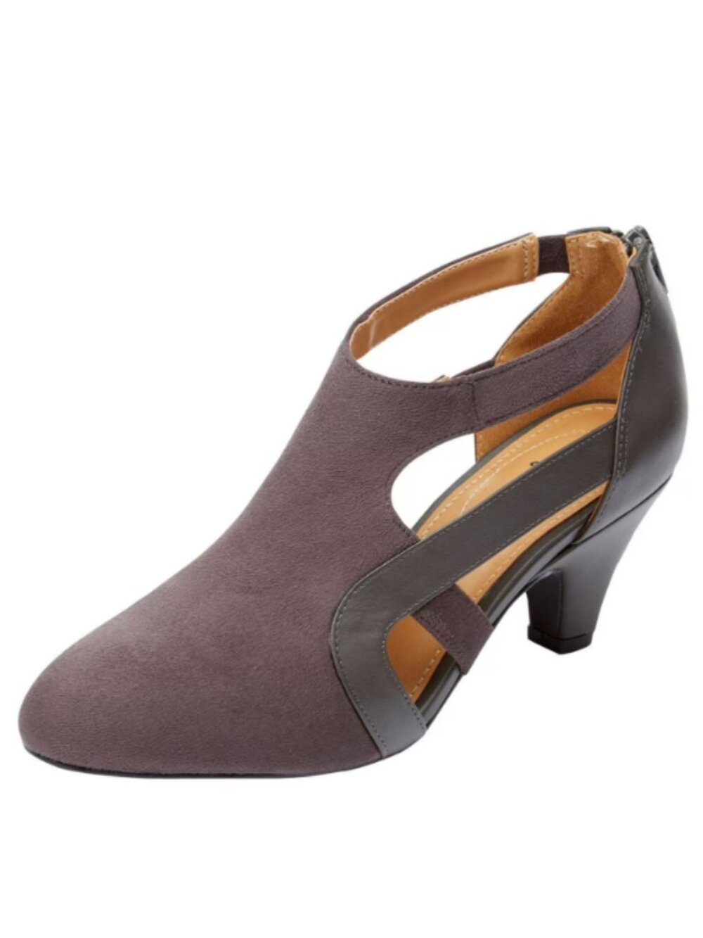 Comfortview The Sage Suede-Like Shootie Pump